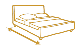 Длина двуспальной кровати