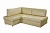 Малогабаритный угловой диван Агат, фото спального места и бельевого ящика