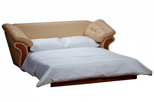 Кожаный двухместный диван Аурига