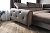 Модульный диван Мадрид с креслом в интерьере гостиной комнаты