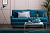 Серый диван Бристоль в интерьере гостиной комнаты в классическом стиле