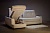 Изображение широкого подлокотника с деревянной накладкой углового дивана Сан Ремо