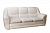 Фото бежевого дивана кровати Нимфа с механизмом седафлекс в ткани Бентли