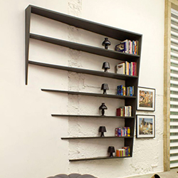 Дизайнерские полки вырастающих из стены