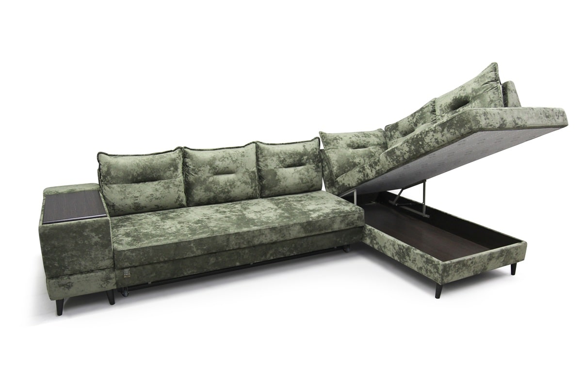 Бельевой ящик большого углового дивана Софи с баром