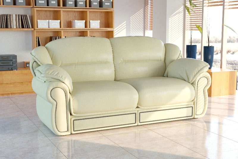 Кожаный диван Адажио 2
