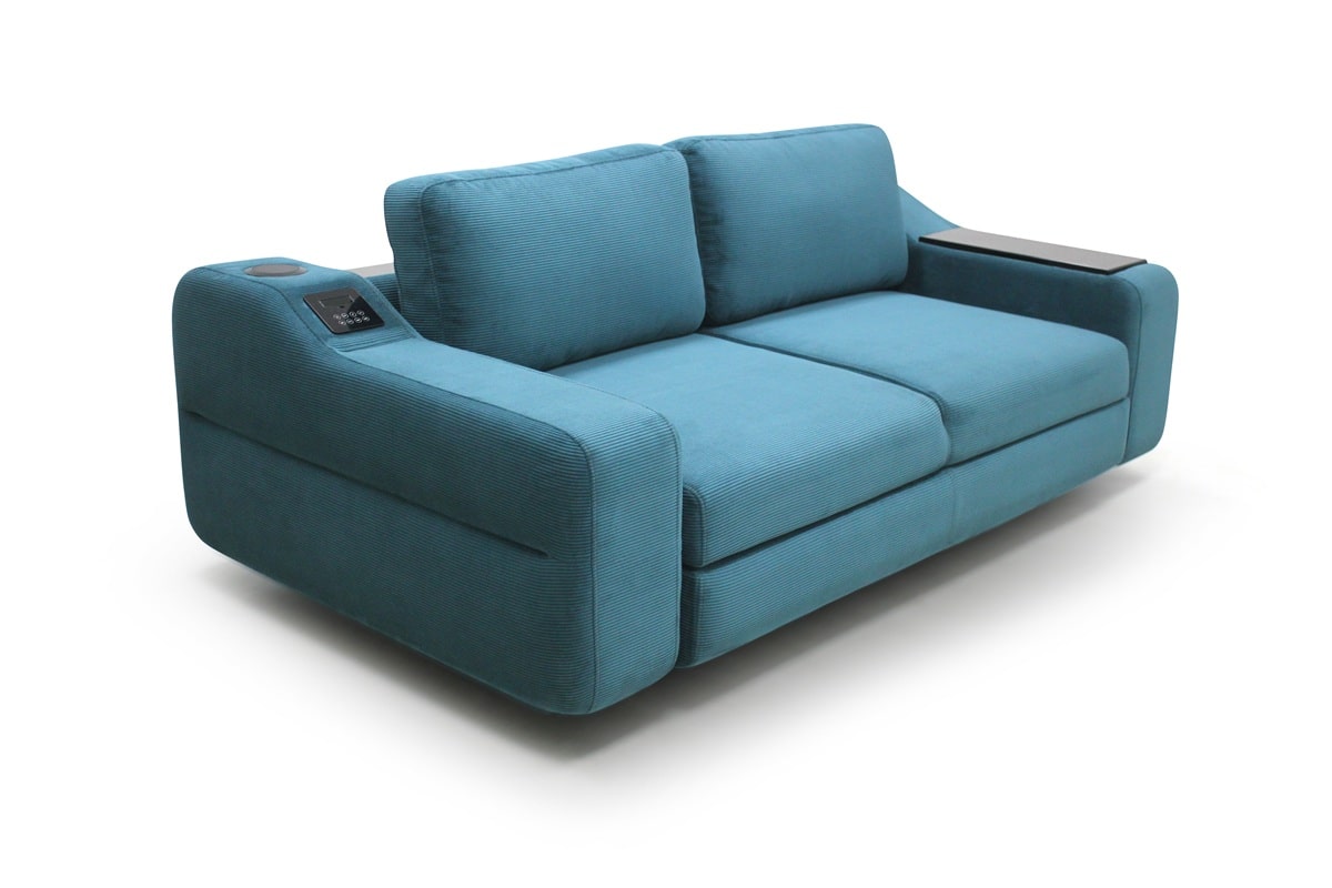 Дизайнерский диван Марко с широкими подлокотниками — купить в гостиную или квартиру-студию