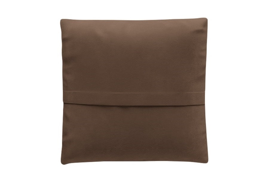 Подушка Фиджи квадратная коричневая 100x100
