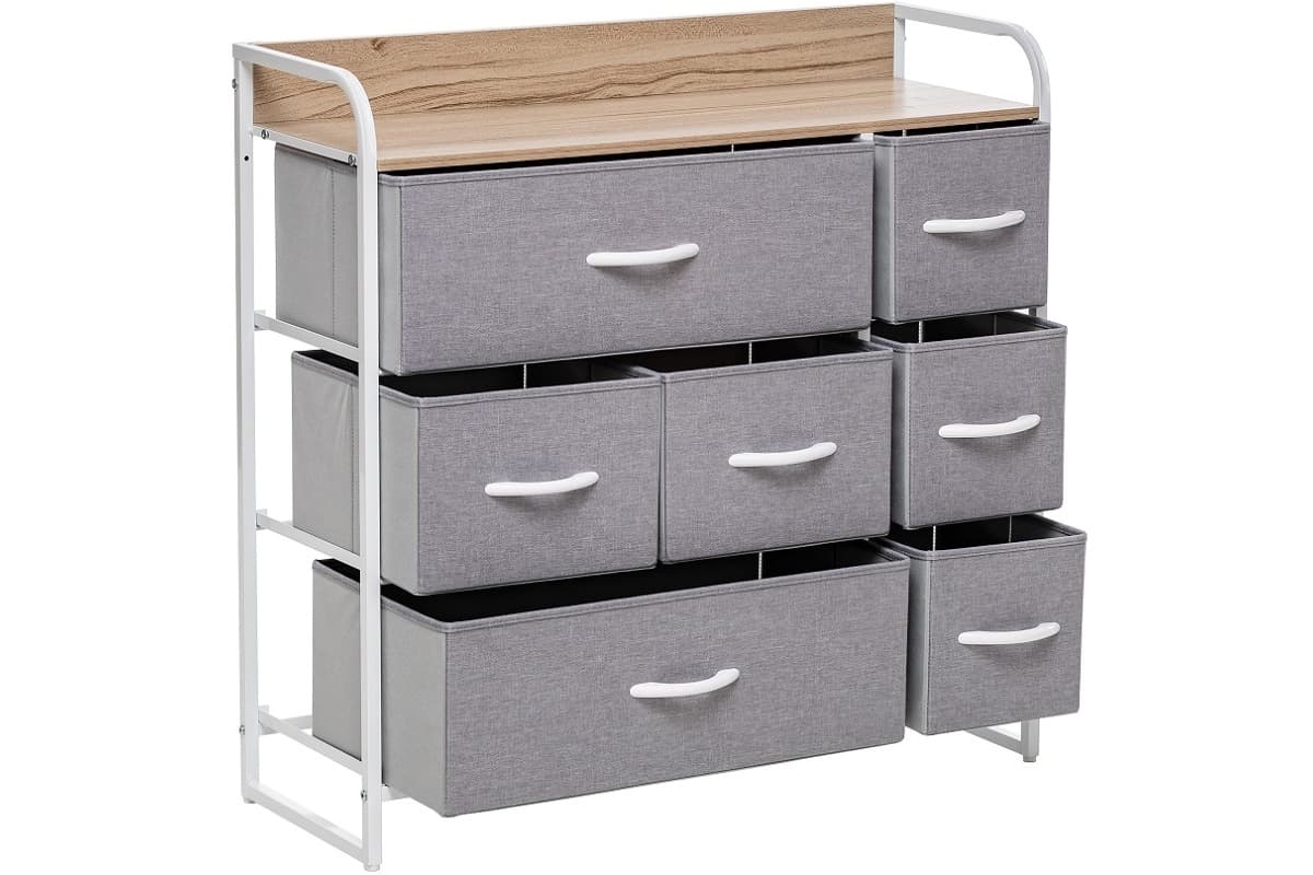 Комод Лесет Ноа 7 с открытыми выдвижными ящиками