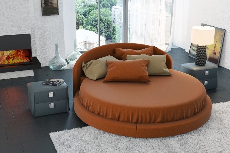 Круглая кровать Вала