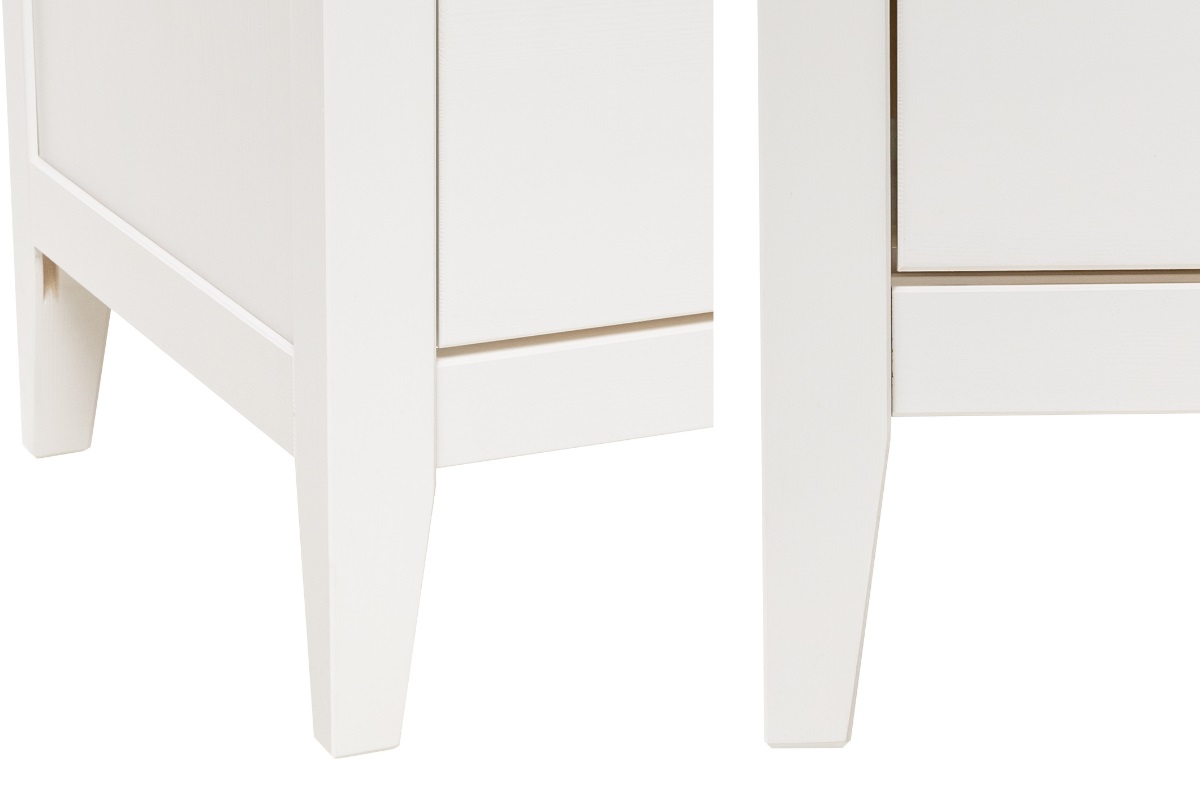 Высокие деревянные ножки комода Мира Вайт 5