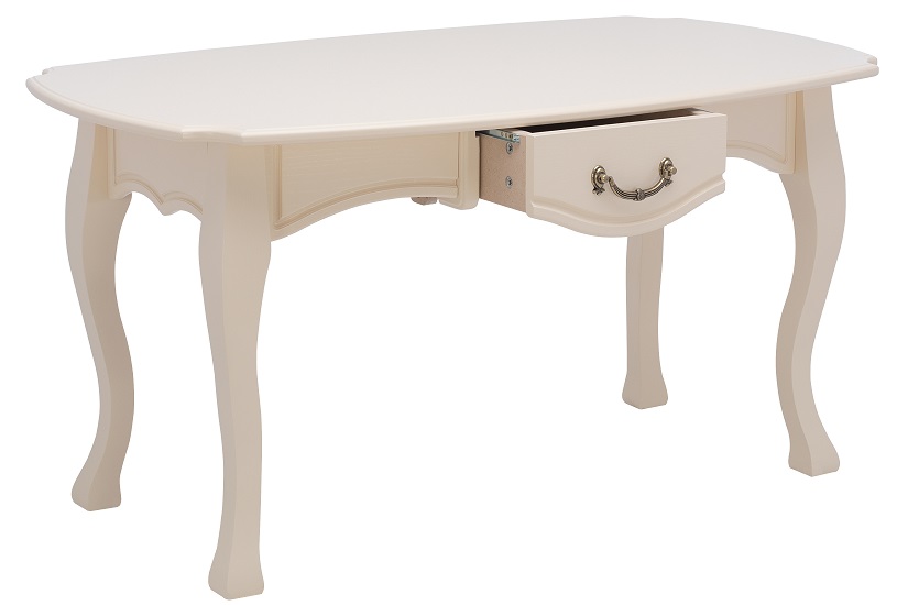 Столик Элит Дуб Шампань с прямоугольной столешницей