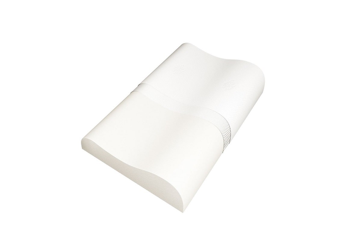 Анатомическая подушка Miranda с эффектом памяти эргономичной формы уменьшенного размера