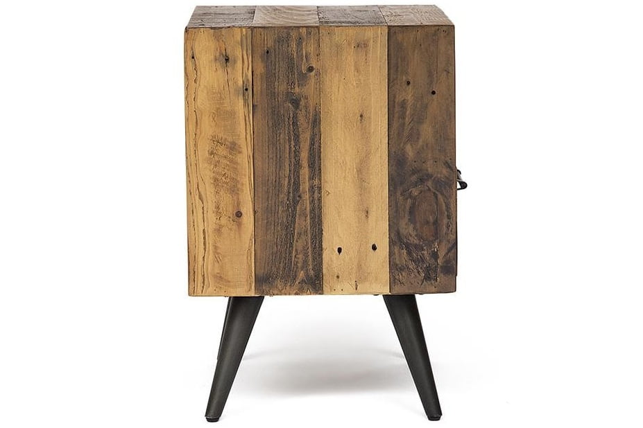 Боковая стенка из двух цветов прикроватной тумбы Largo