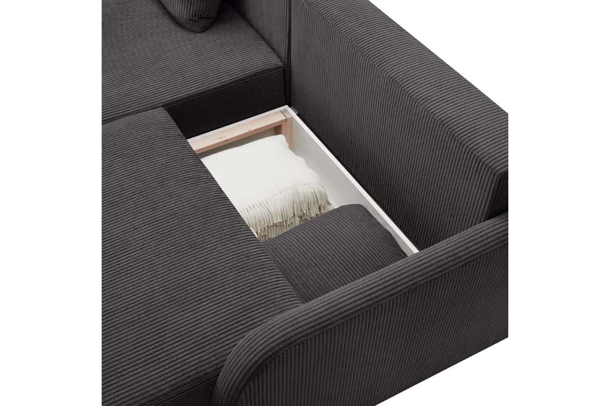 Угловой диван кровать Руби с ящиком для хранения белья и вещей