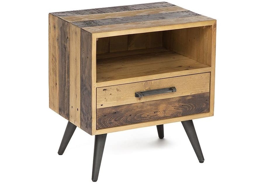Фото деревянной прикроватной тумбы Largo