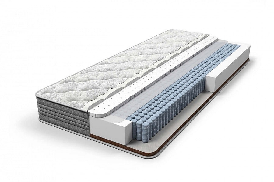 Матрас Фортуна пружинный блок и натуральный латекс