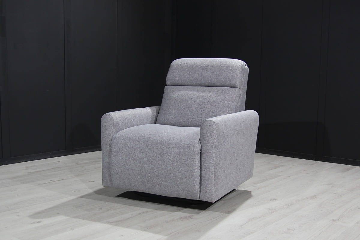 Кресло для отдыха Бостон в сероой рогожке