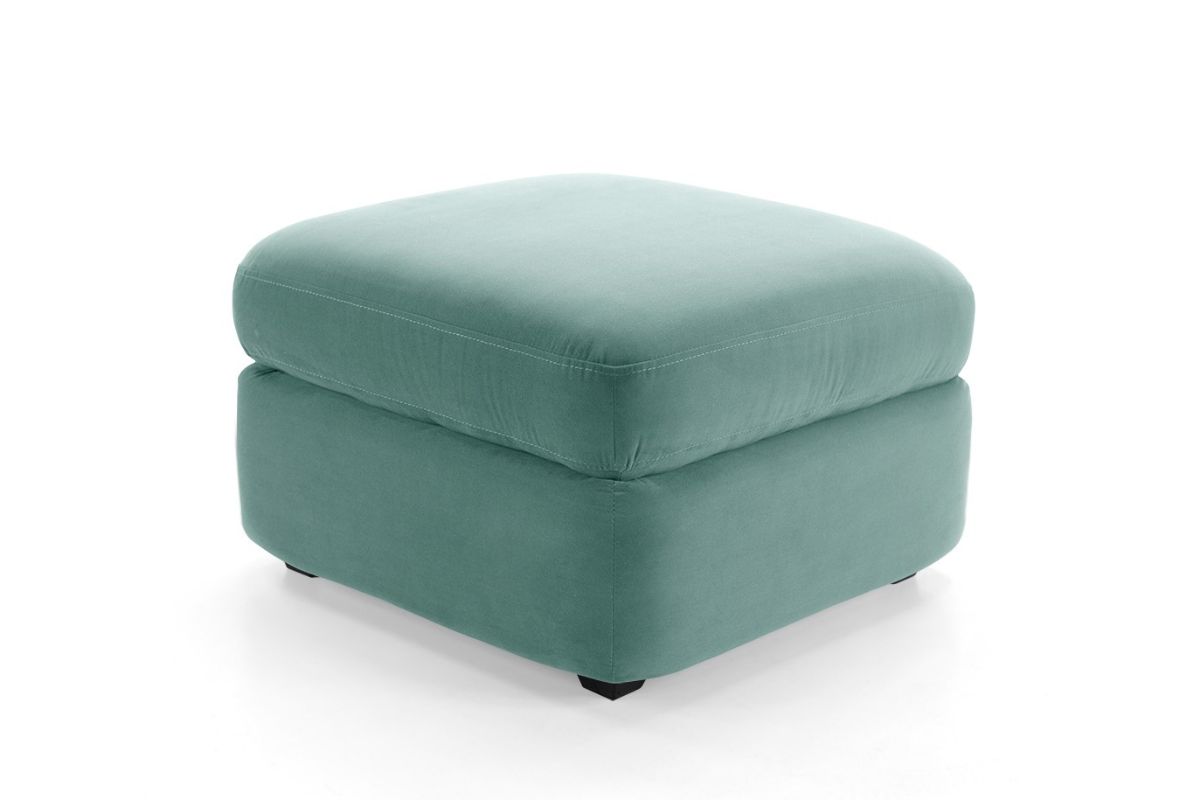 Пуфик для ног Стелф в велюре с ящиком