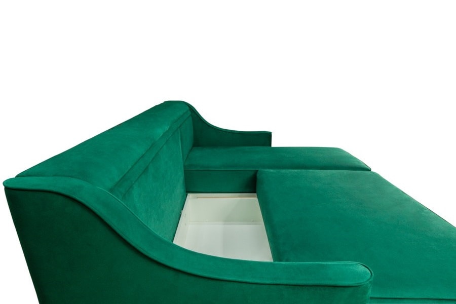 Бельевой ящик углового дивана Новалис с оттоманкой