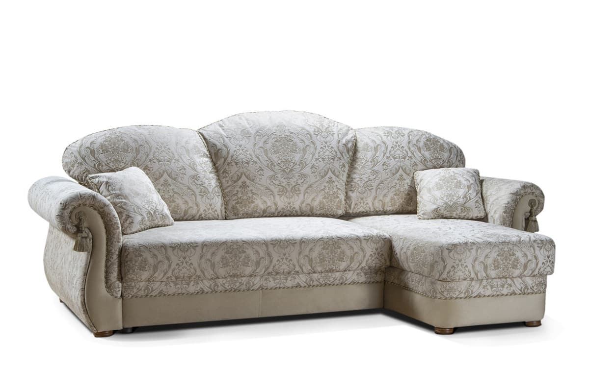 Угловой диван кровать Палаццо с оттоманкой