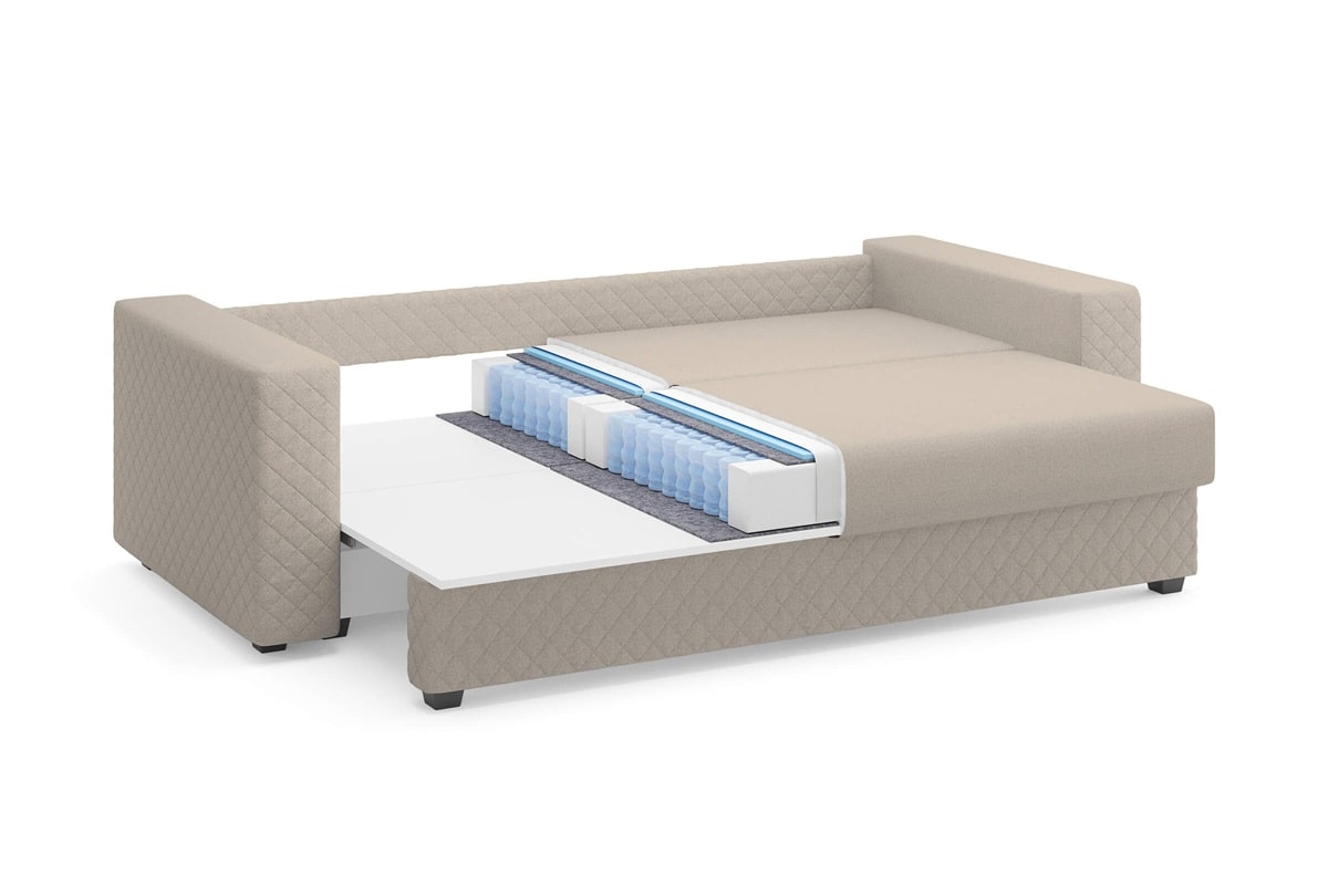 Диван еврокнижка Денвер с ортопедисемким матрасом с пружинным блоком