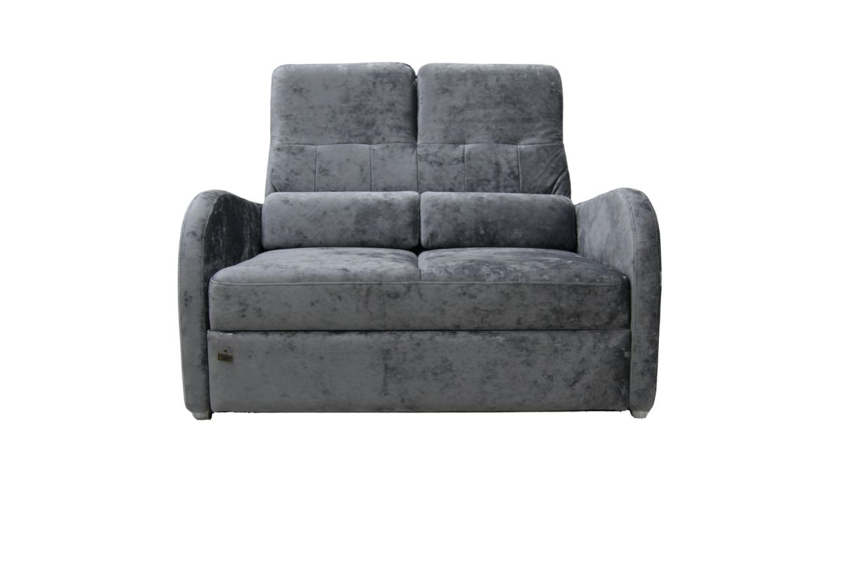 Серый диван Лотос мини с высокими подголовниками