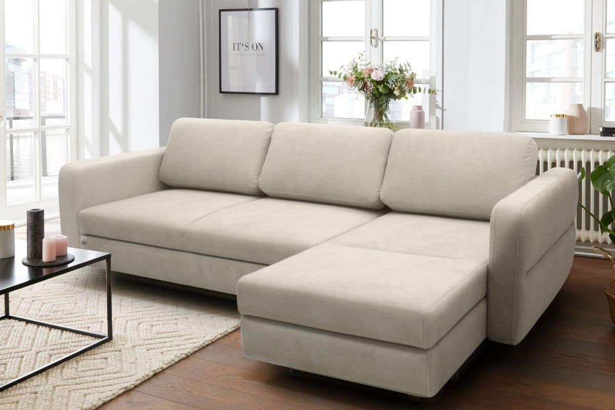 Угловой диван Марко Сканди в интерьере гостиной