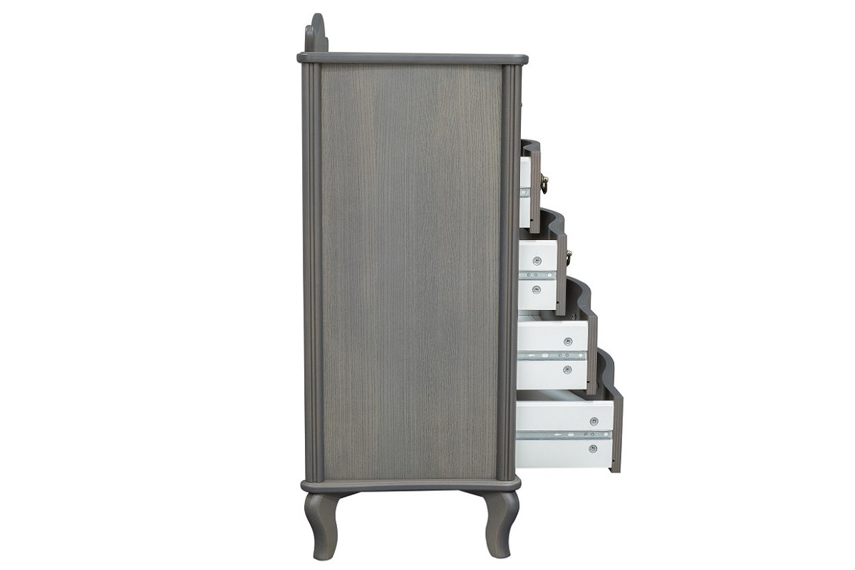 Комод Джульетта декор  серый ясень с ящиками