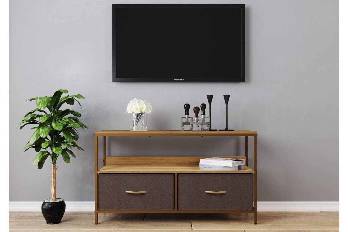 Комод Leset Loki 2 в интерьере гостиной комнаты в скандинавском стиле