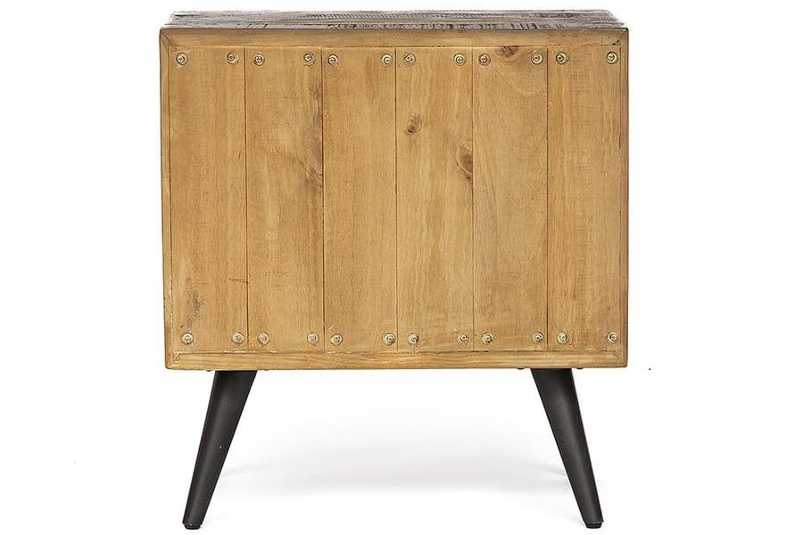 Задняя стенка и деревянные ножки прикроватной тумбы Largo