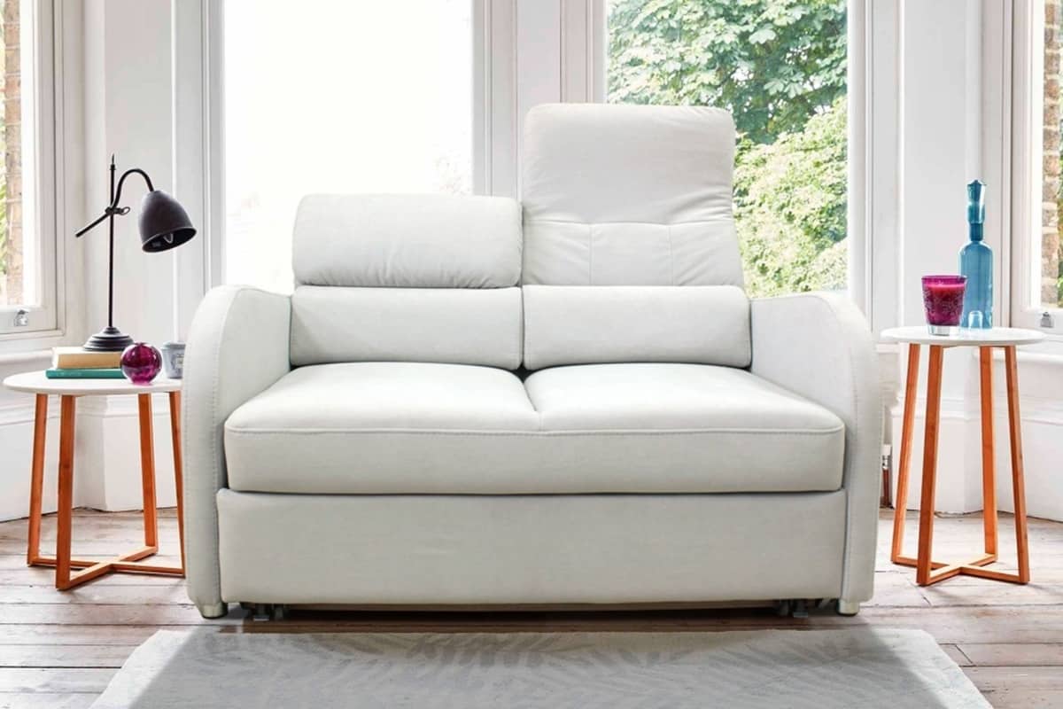 Белый выкатной диван кровать Лотос Мини