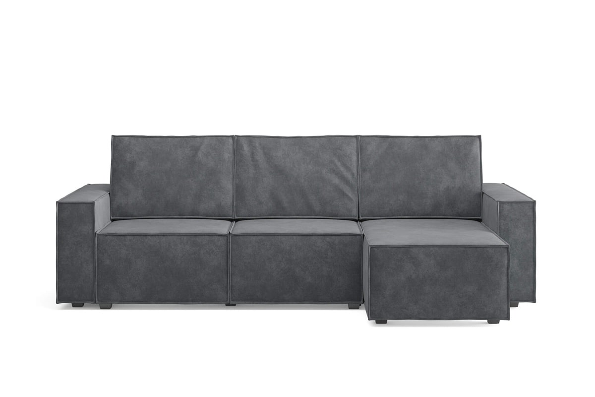 Угловой диван Лофт с широкими подлокотниками