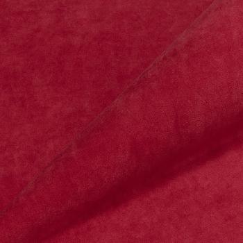 Велюр Teddy 644 ярко-красного цвета
