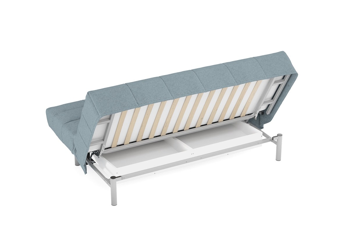 Раскладной диван книжка с ортопедическим основанием и ящиком для белья