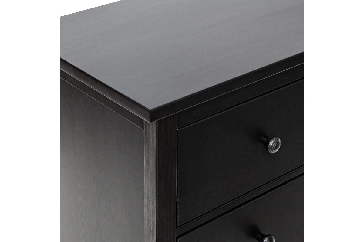 Крышка столешница черного цвета комода Мира Блек 5