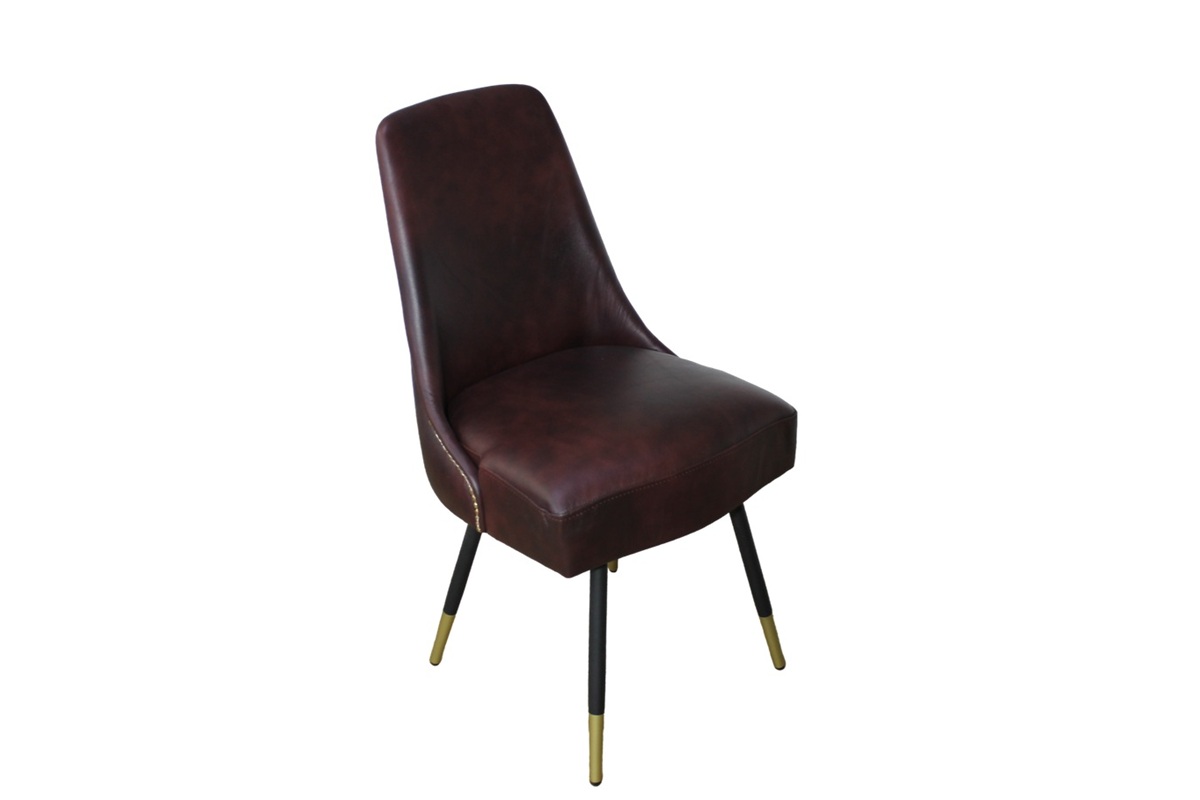 Кожаное кресло-стул Версаль с мягким сидением