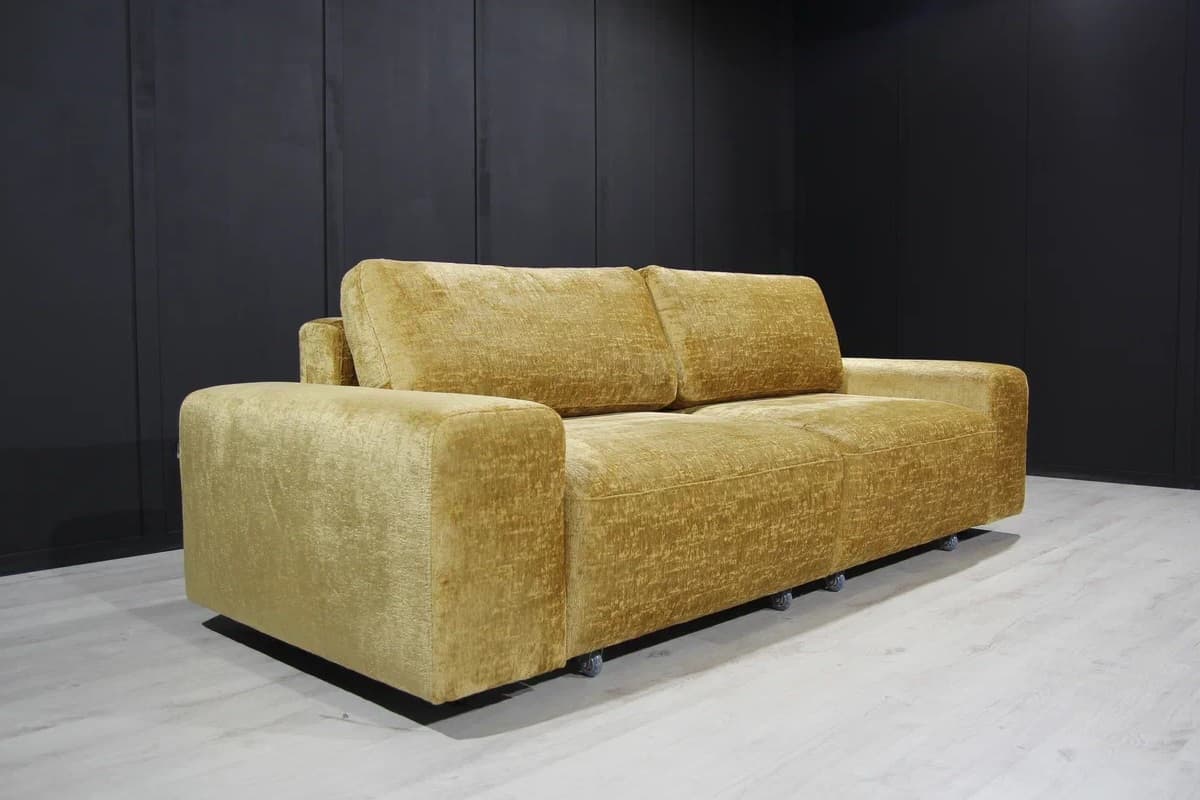 Диван кровать Бостон с широкими подлокотниками в стиле Лофт