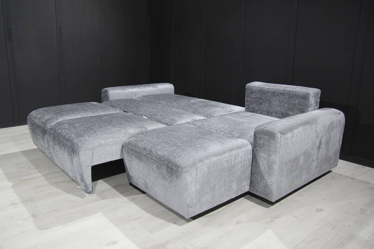 Спальное место модульного углового дивана Бостон