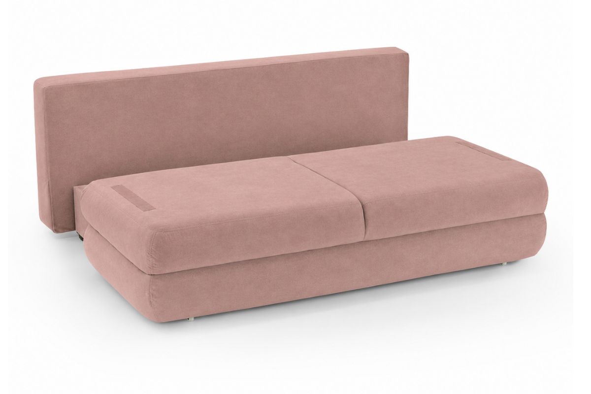 Фото прямого дивана-кровати с механизмом еврокнижка Титан в велюре — купить диван-кровать в велюре в Москве