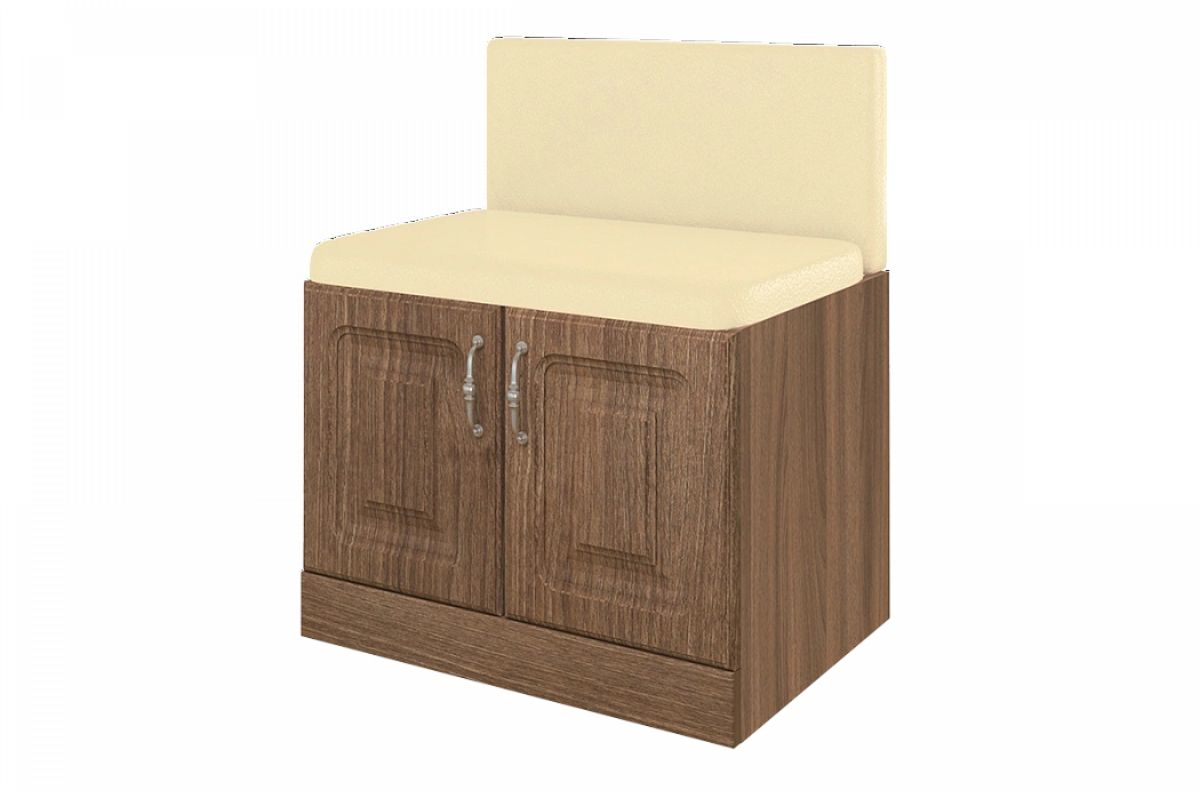 Обувница с мягким сидением обитым экокожей прихожей Ждана