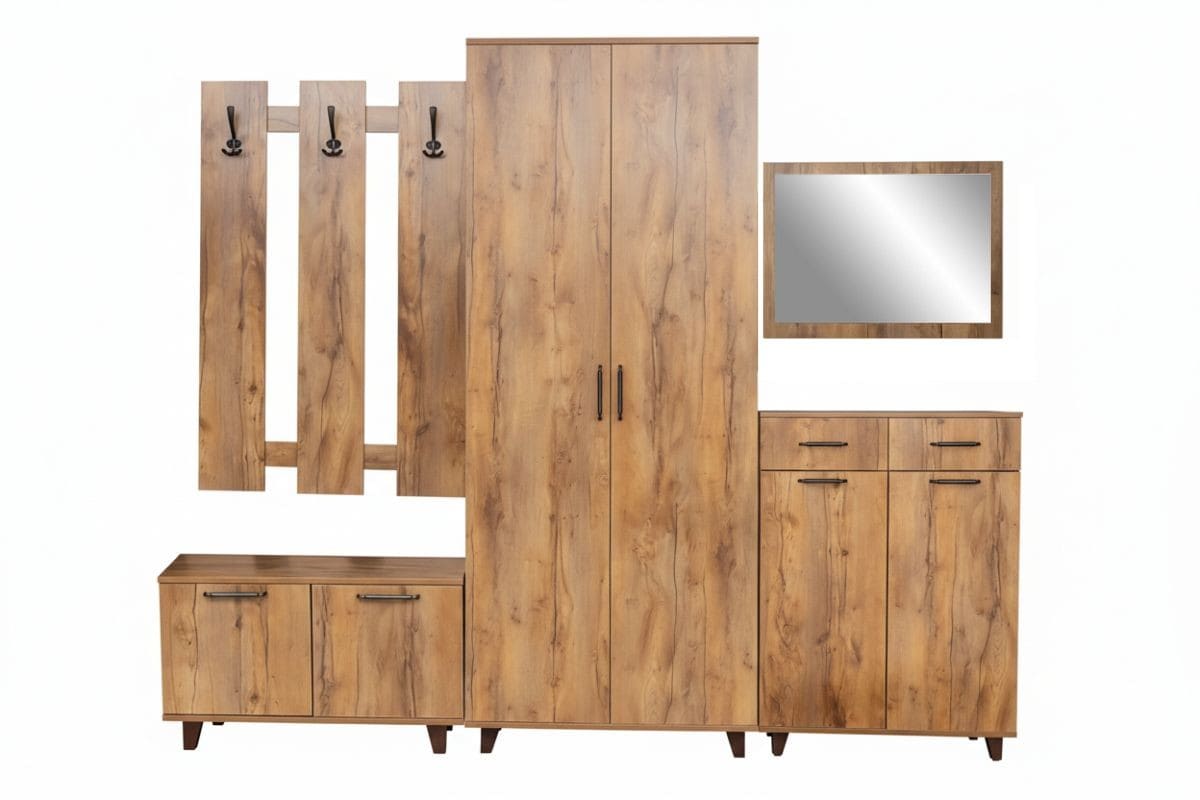 Большая прихожая Лофт со шкафом и обувницей  — купить в Москве с доставкой по России