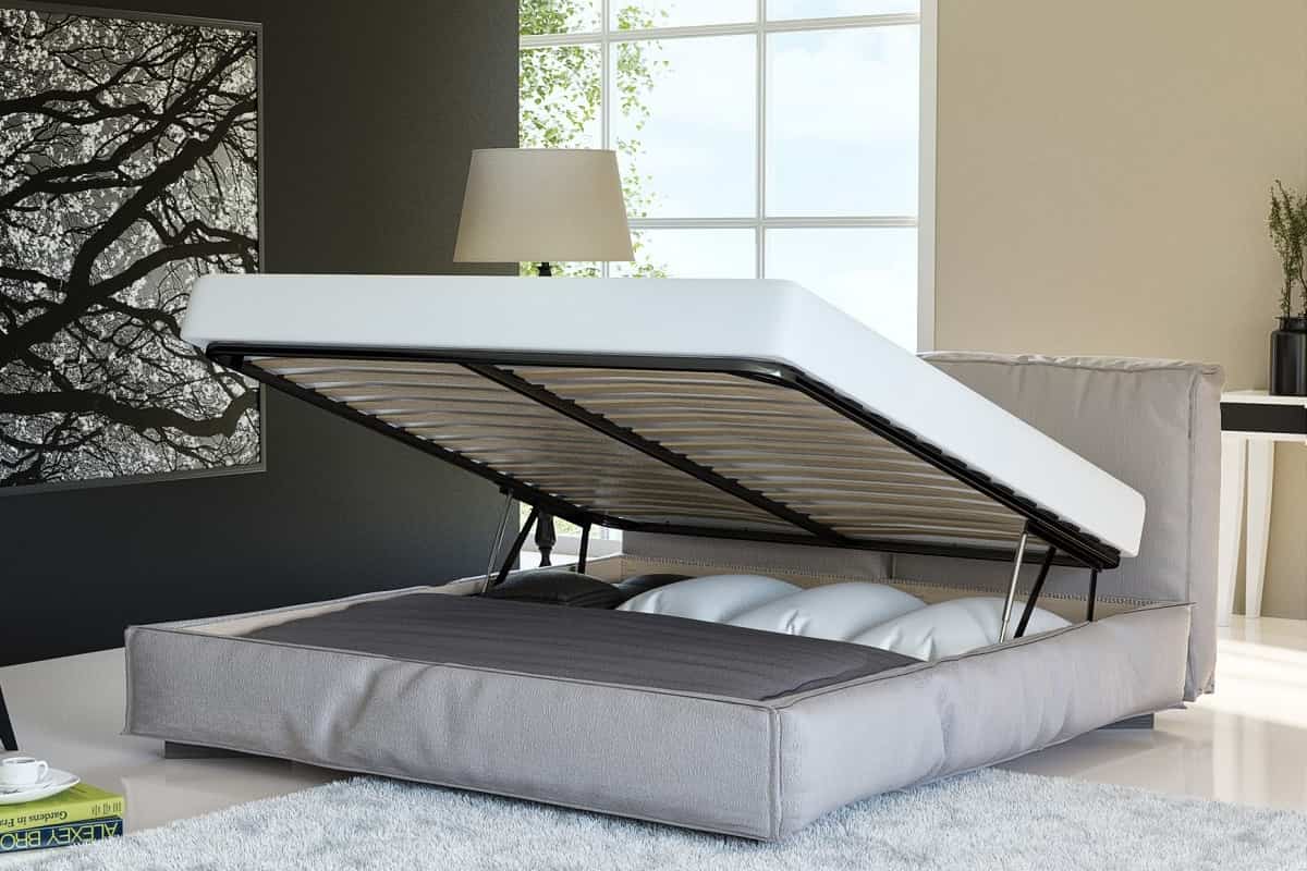 Кровать Латона 180 с подъемным механизмом Конго и бельевым ящиком