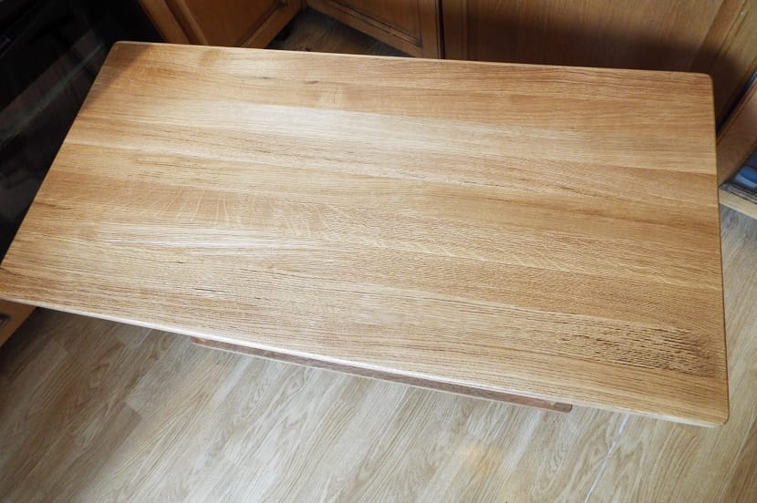 Столешница журнального столика Сопрано дерево дуб ручная работа по индивидуальному заказу RestMebel.ru