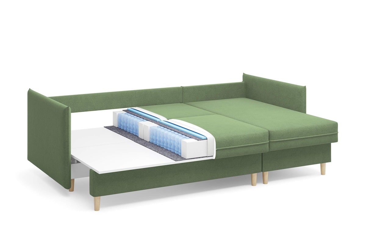 Ортопедический угловой диван-кровать Рейн