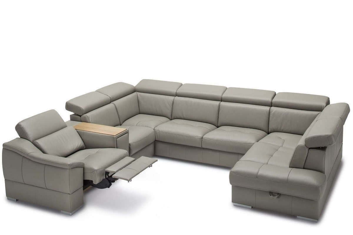 Механизм реклайнер в кресельной секции дивана Урбаник