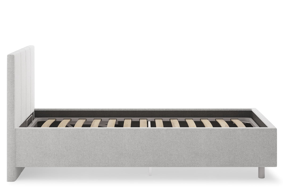 Недорогая современная односпальная кровать с ортопедическим основанием для матраса