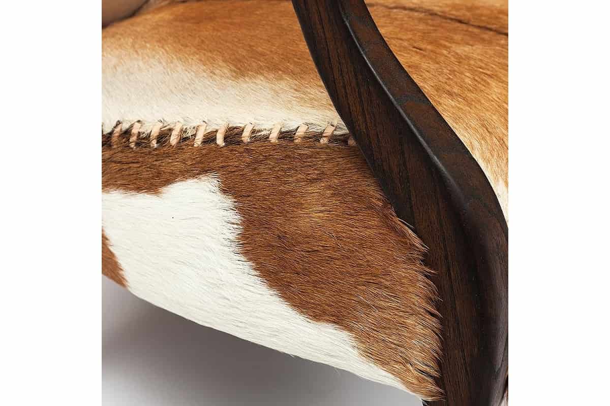 Кожаное сидение и подлокотник кресла для отдыха Вирджин