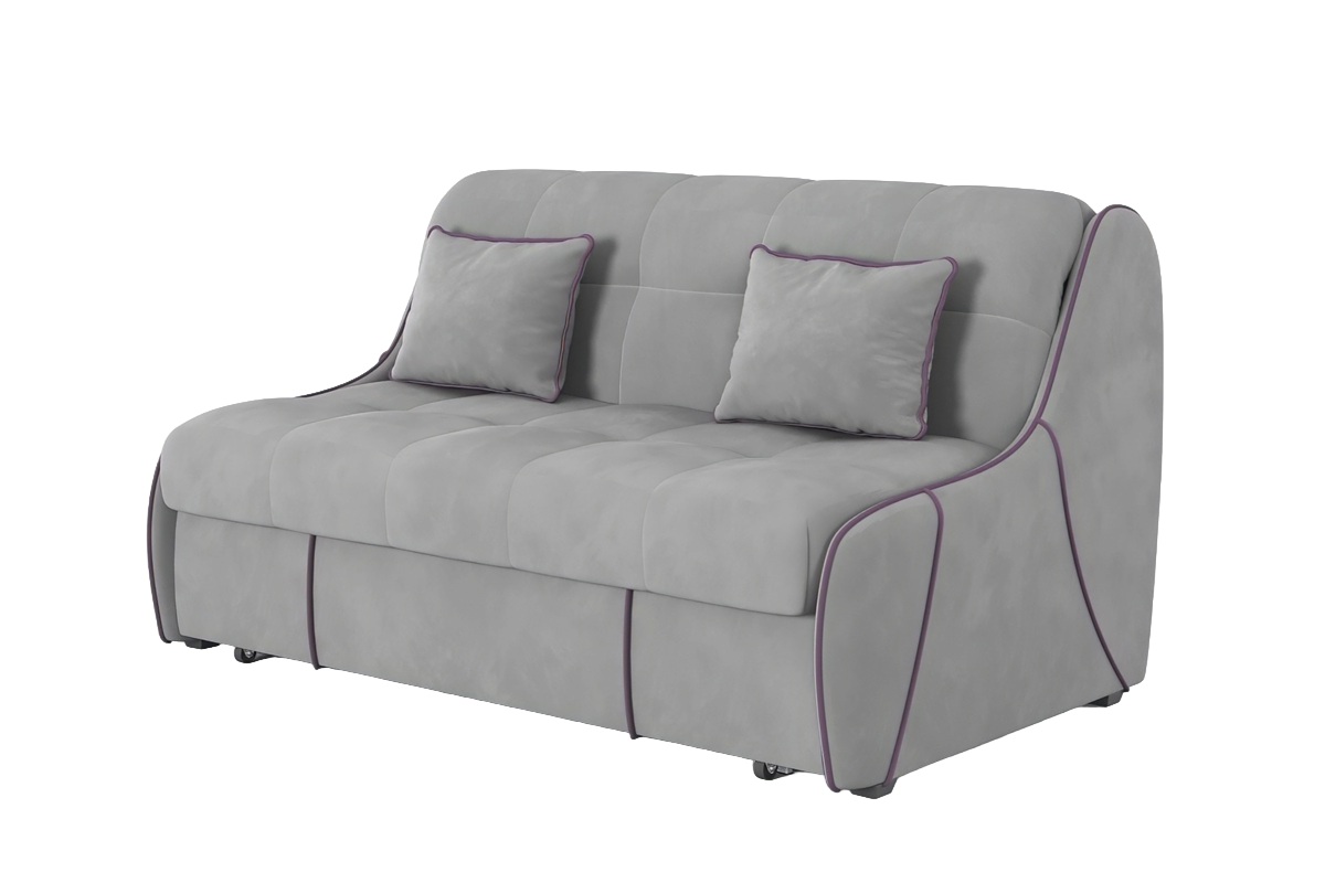 Маленький светло-серый диван кровать Рио