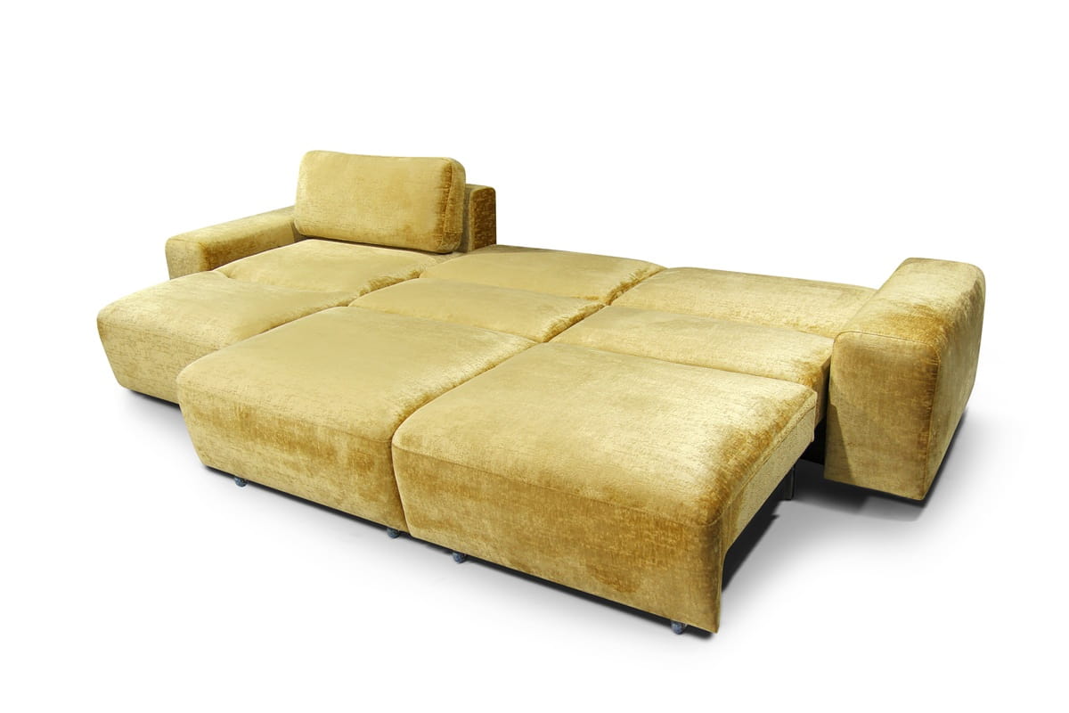 Спальное место большого углового модульного дивана Бостон